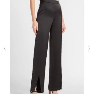 Festive Express Black Pants with slits